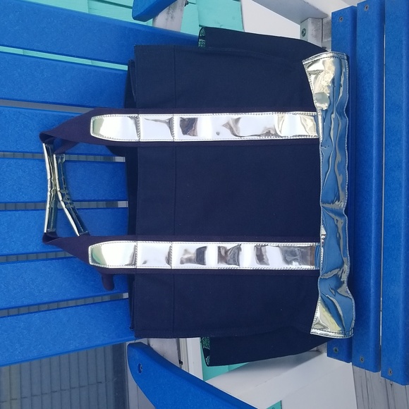 Large Tory Burch Canvas Tote - Picture 2 of 14